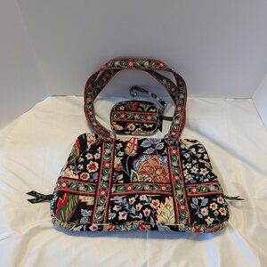 Vera Bradley Retired Versailles Bag and Zip Coin Purse